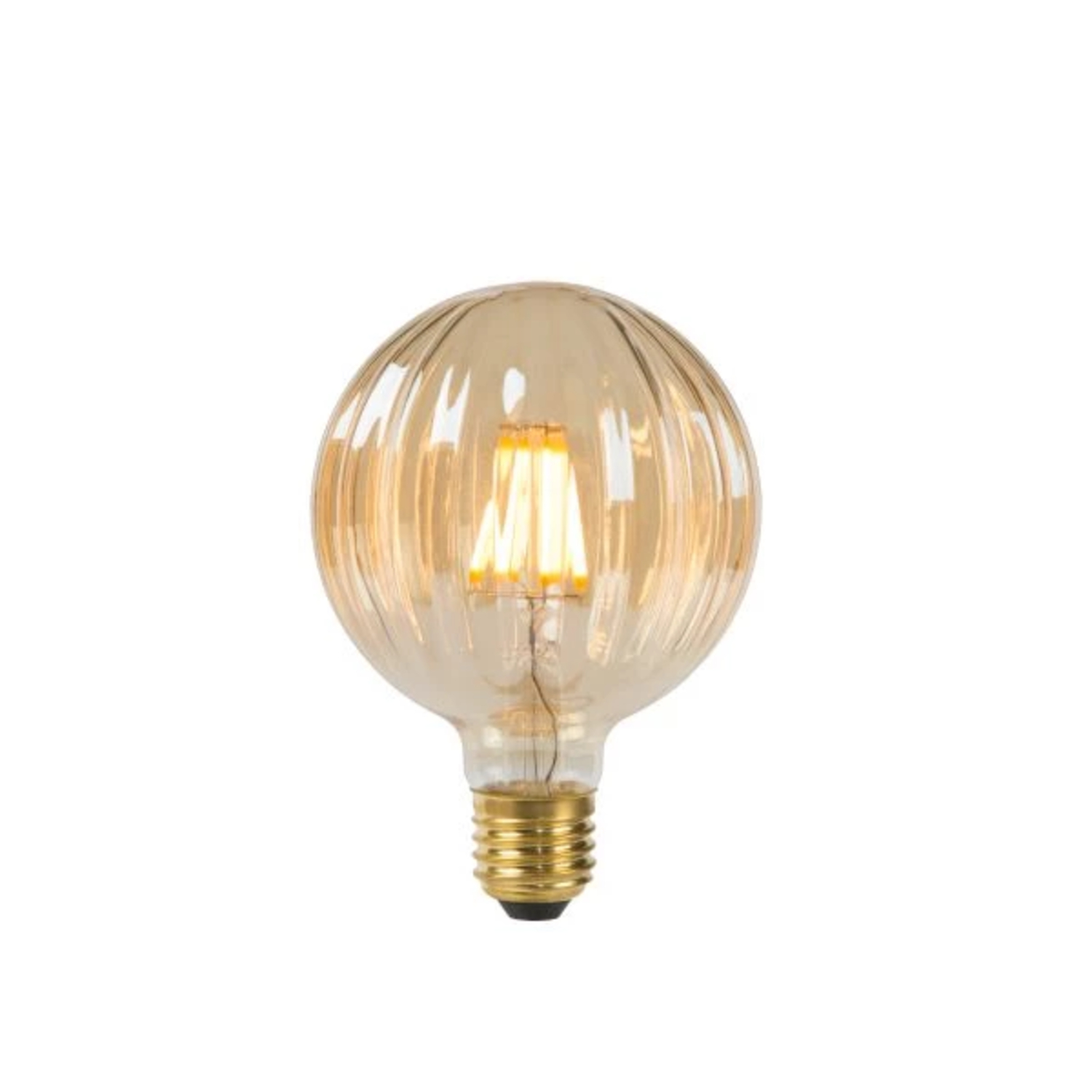 Ampoule filament Ambre Striped (∅.9,5 cm) - 6W Lucide