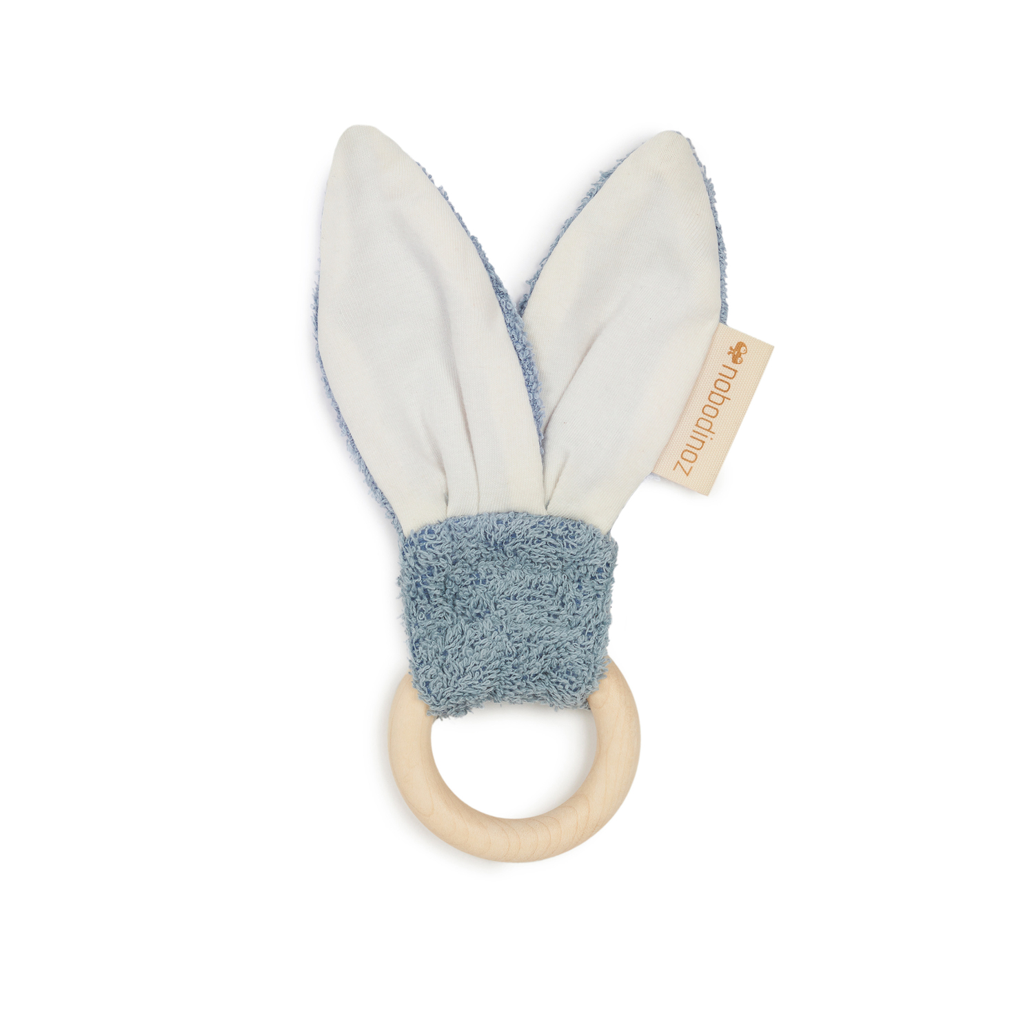 Anneau de Dentition Lapin So Cute Bleu Nobodinoz