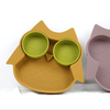 Assiette Compartimentée Hibou Elia Menthe ChoO