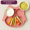 Assiette Compartimentée Hibou Elia Menthe ChoO