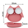 Assiette Compartimentée Hibou Elia Vert d'Eau ChoO
