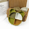 Assiette Compartimentée Ours Albert Kaki Multi Mix ChoO