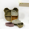 Assiette Compartimentée Ours Albert Kaki Multi Mix ChoO