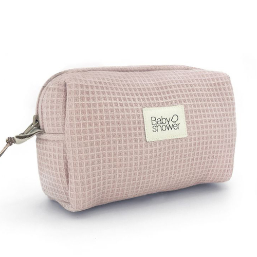 Babyshower Trousse de Toilette Camila Waffle Rose