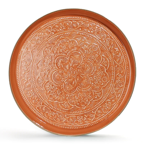 Bazardeluxe Plateau Berbère Terracotta Large