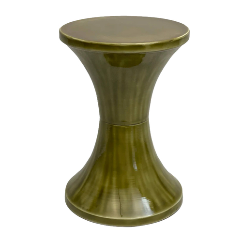 Bazardeluxe Tabouret Tam Tam Vert Olive