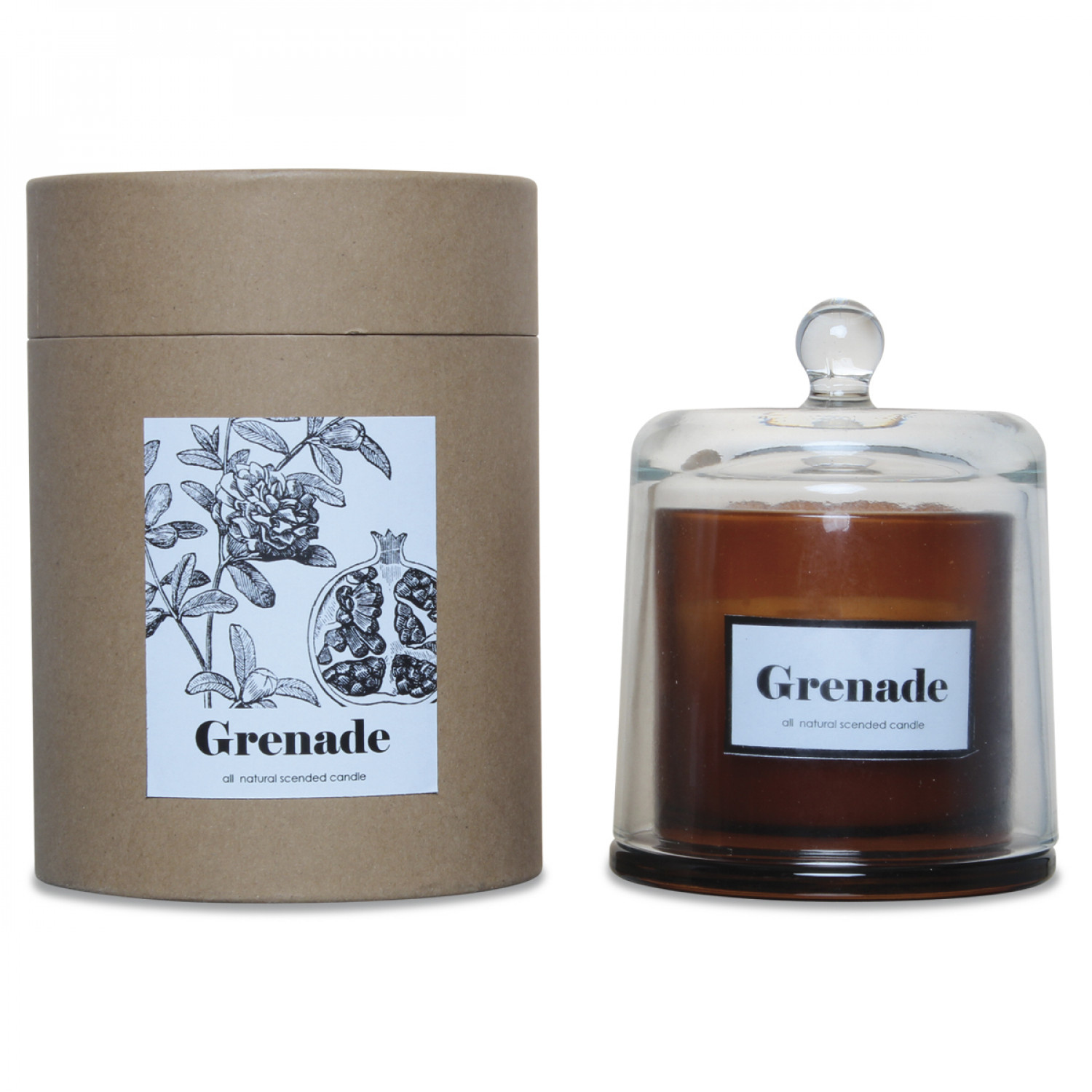 Bougie Cloche Parfum Grenade Opjet