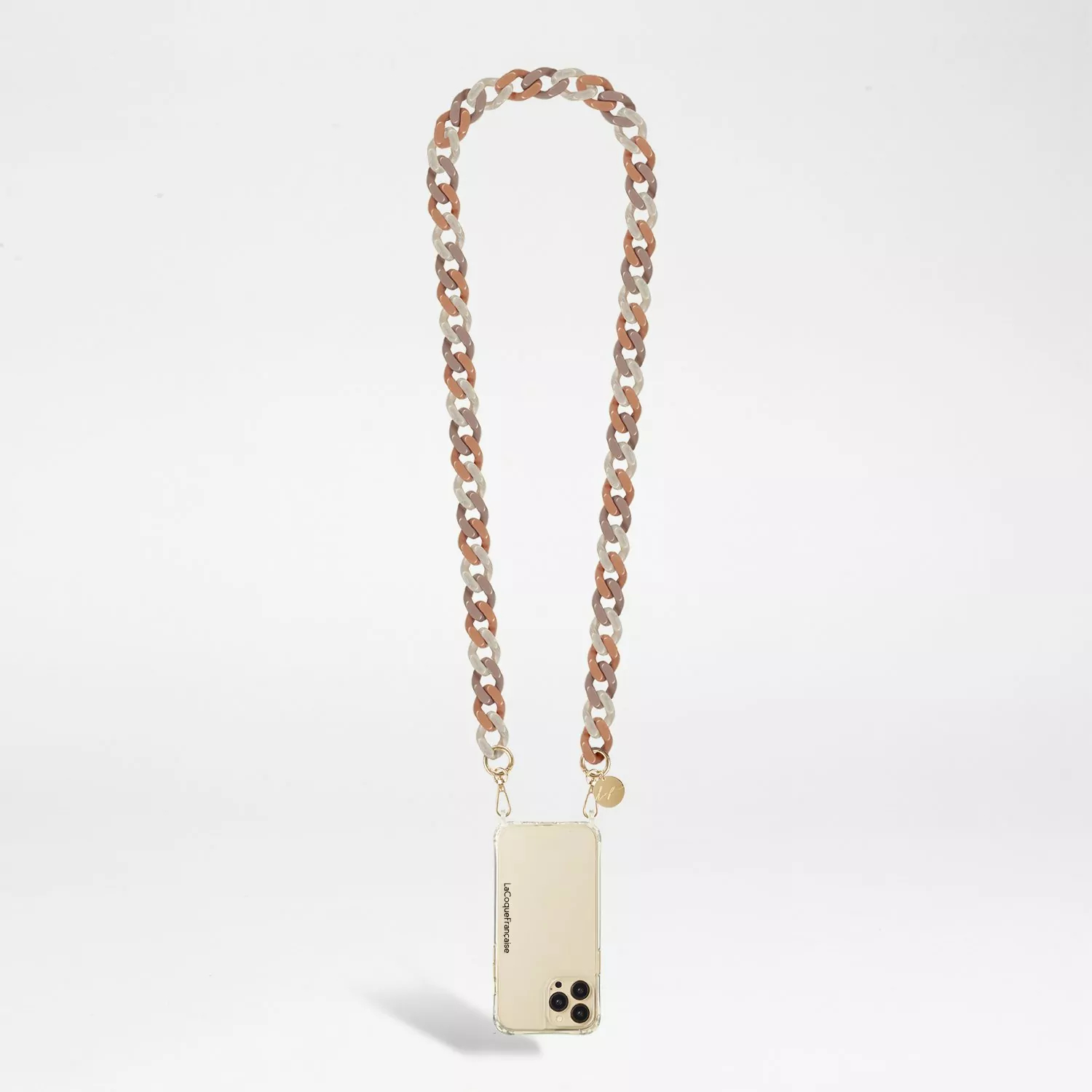 Chaîne bijoux Gia Beige / Rose / Taupe La Coque Française