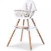 Chaise Haute Evolu 2 Naturel Blanc Childhome