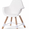 Chaise Haute Evolu 2 Naturel Blanc Childhome