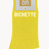 Chaussettes à Paillettes Bichette 36-40 Jaune WOOM