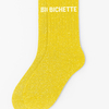 Chaussettes à Paillettes Bichette 36-40 Jaune WOOM