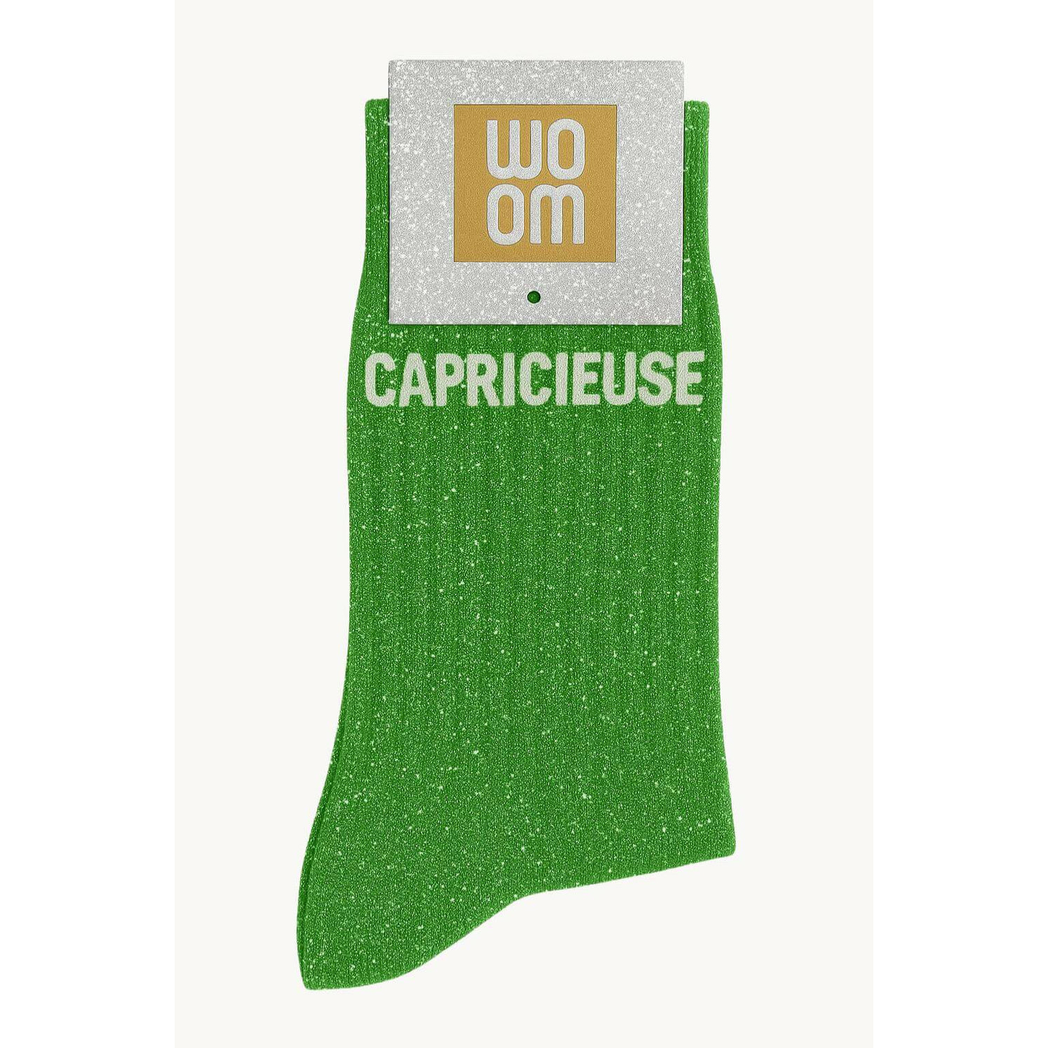 Chaussettes à Paillettes Capricieuse Forest Green WOOM