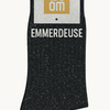Chaussettes à Paillettes Emmerdeuse 36-40 Noir WOOM