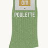 Chaussettes à Paillettes Poulette 36-40 Vert WOOM