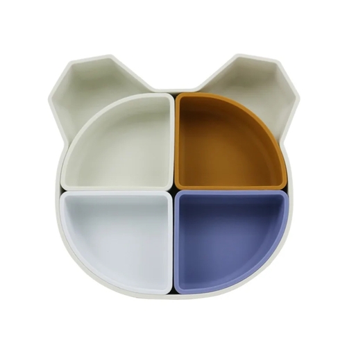 ChoO Assiette Compartimentée Ours Albert Multi Mix
