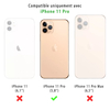 Coque anti-choc en silicone transparent iPhone 11 Pro La Coque Française