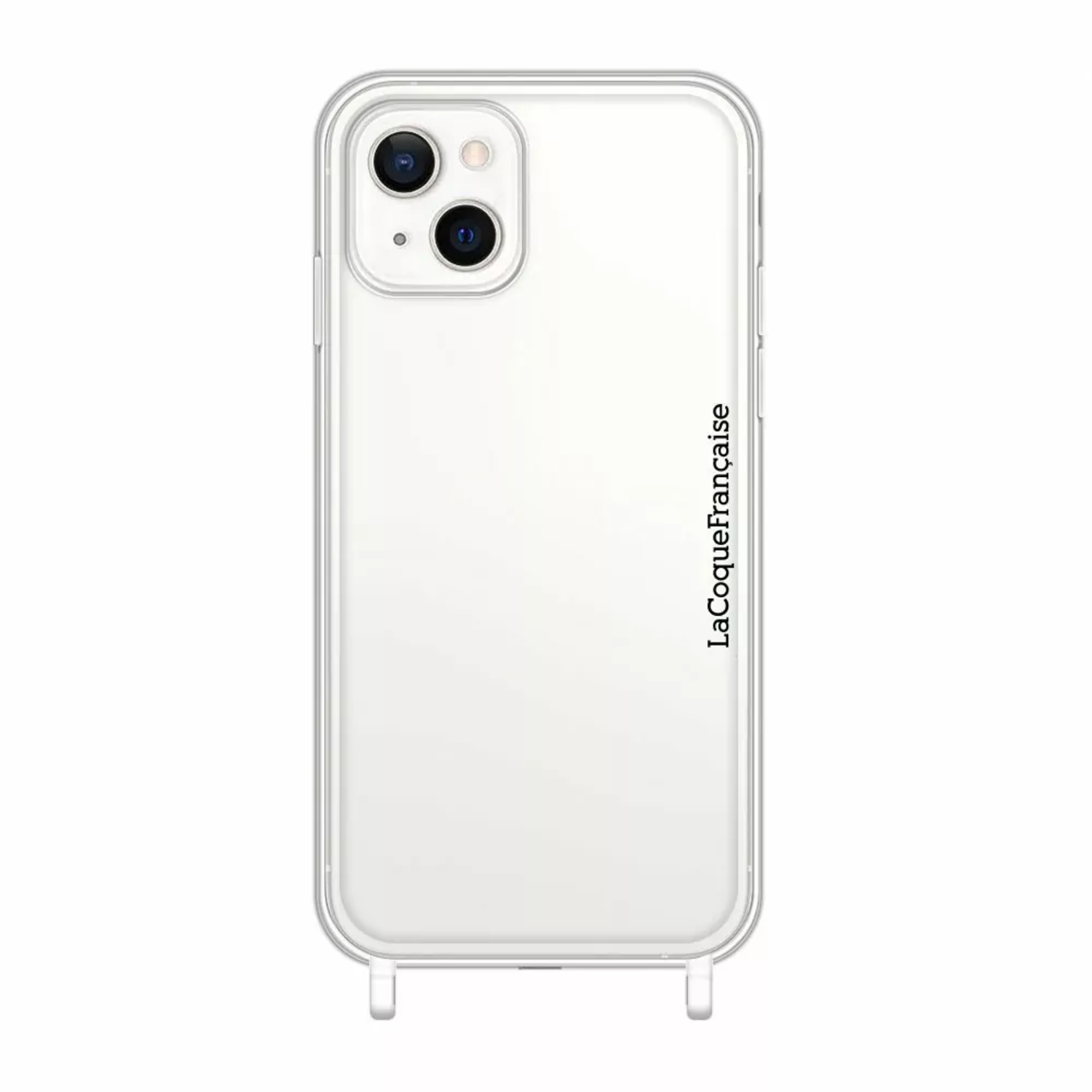 Coque anti-choc en silicone transparent iPhone 15 La Coque Française
