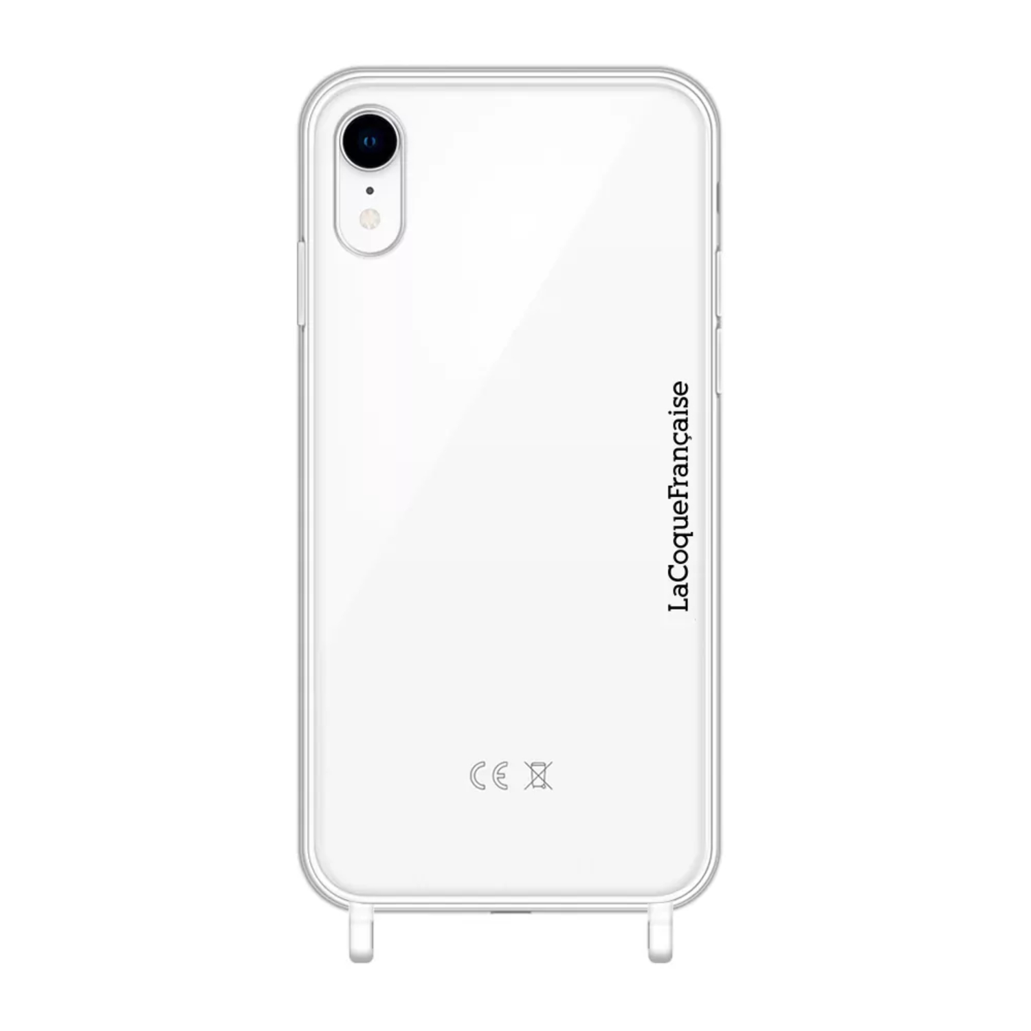 Coque anti-choc en silicone transparent iPhone XR La Coque Française