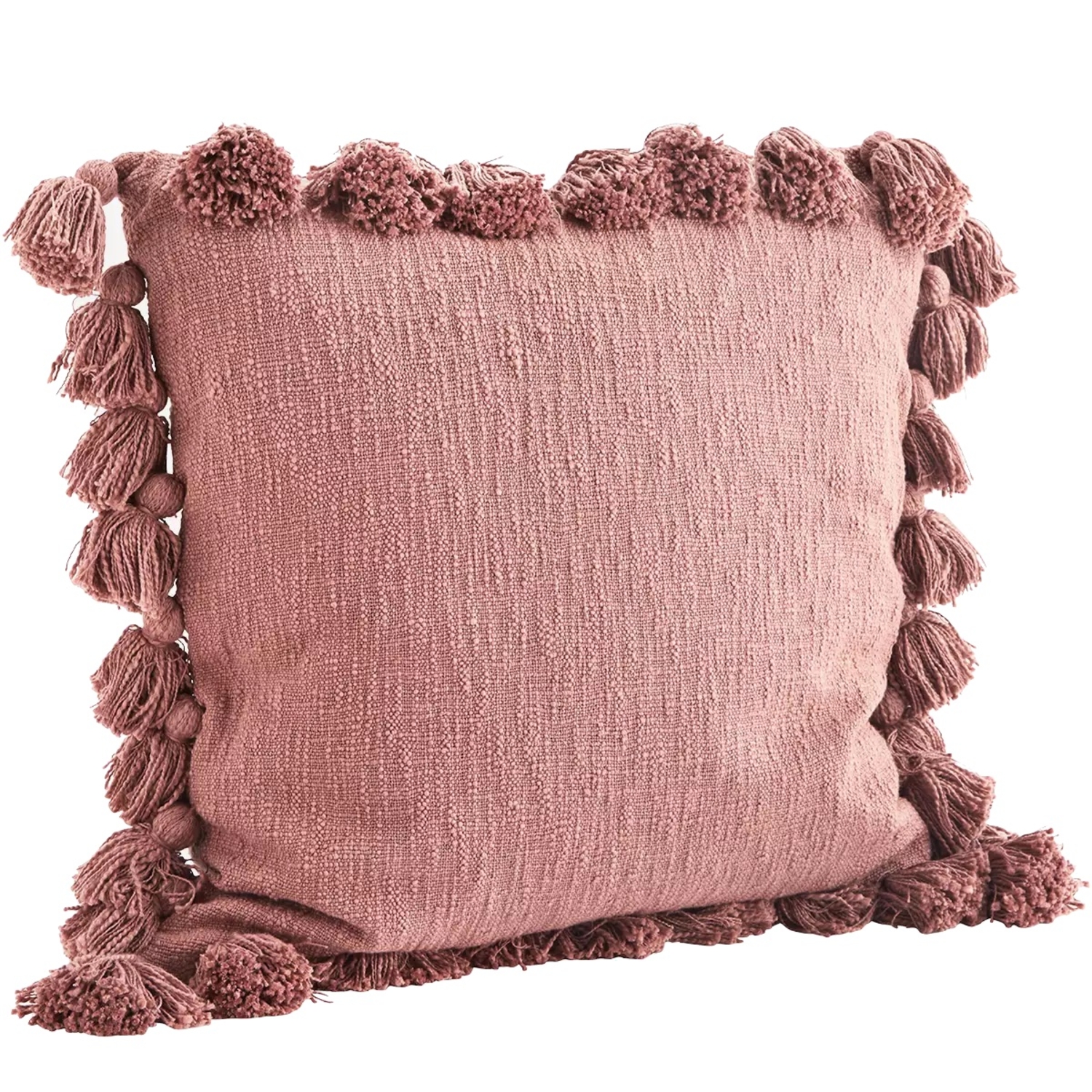 Coussin à pompons Rose (60 x 60 cm) Madam Stoltz