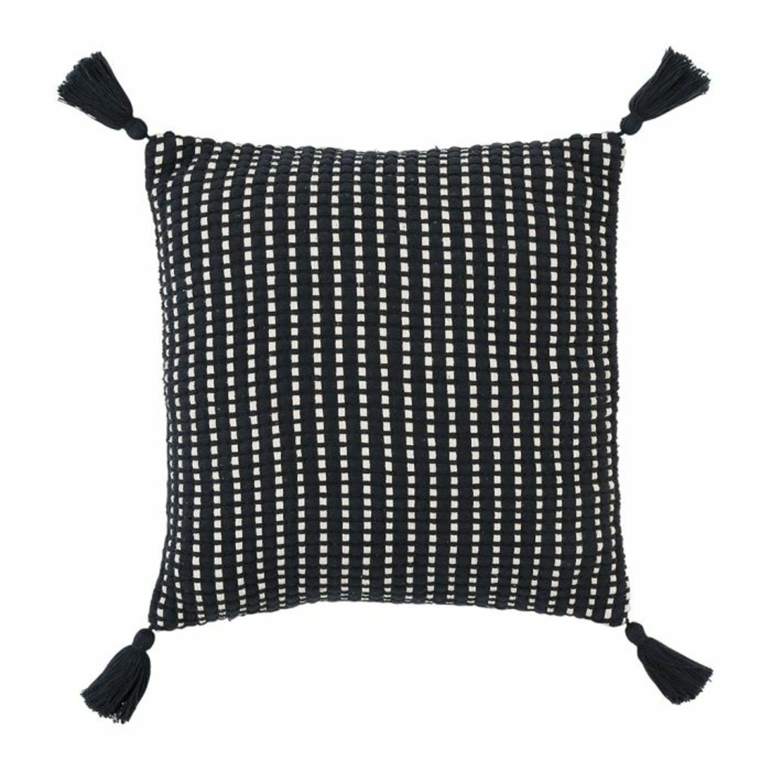 Coussin Courba Noir 45 x 45 Sema Design