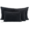 Coussin Erode Noir 45 x 45 Haomy