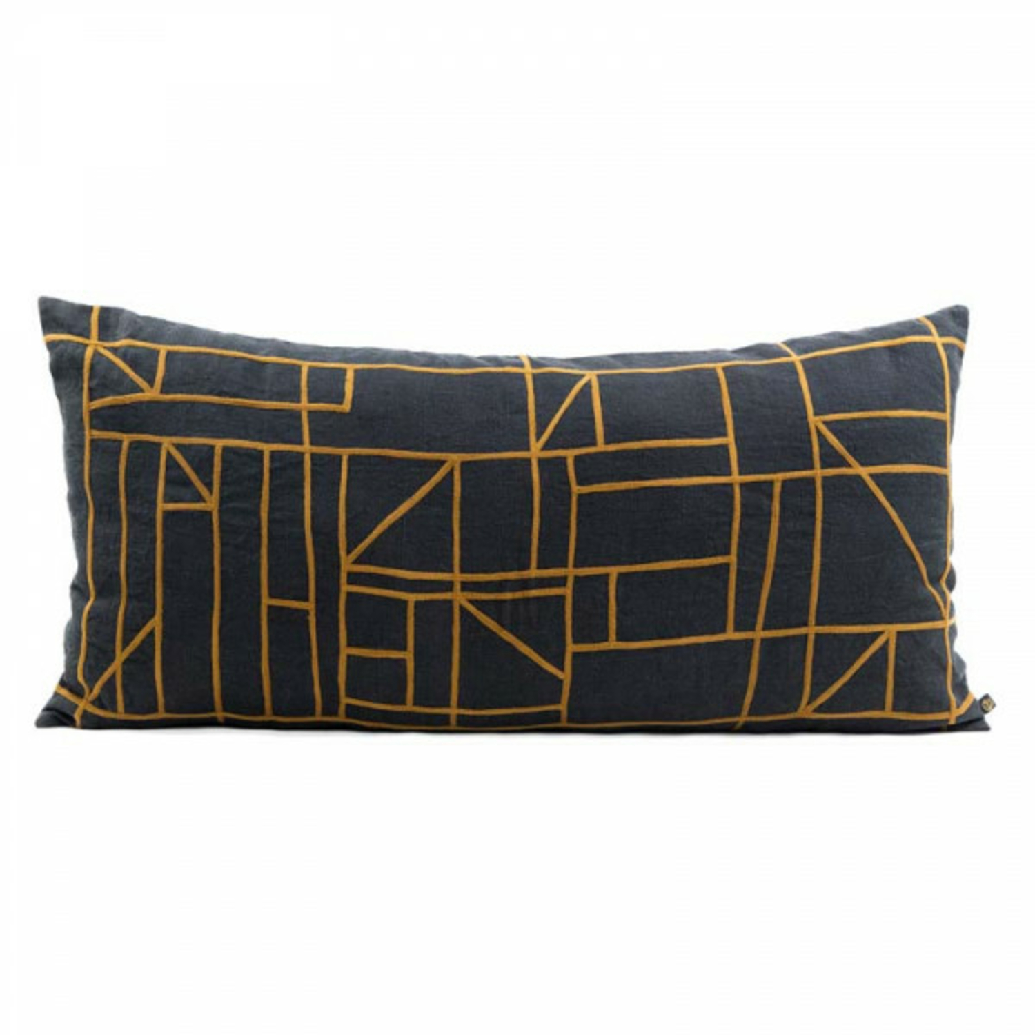 Coussin Kota Noir 55 x 110 Haomy