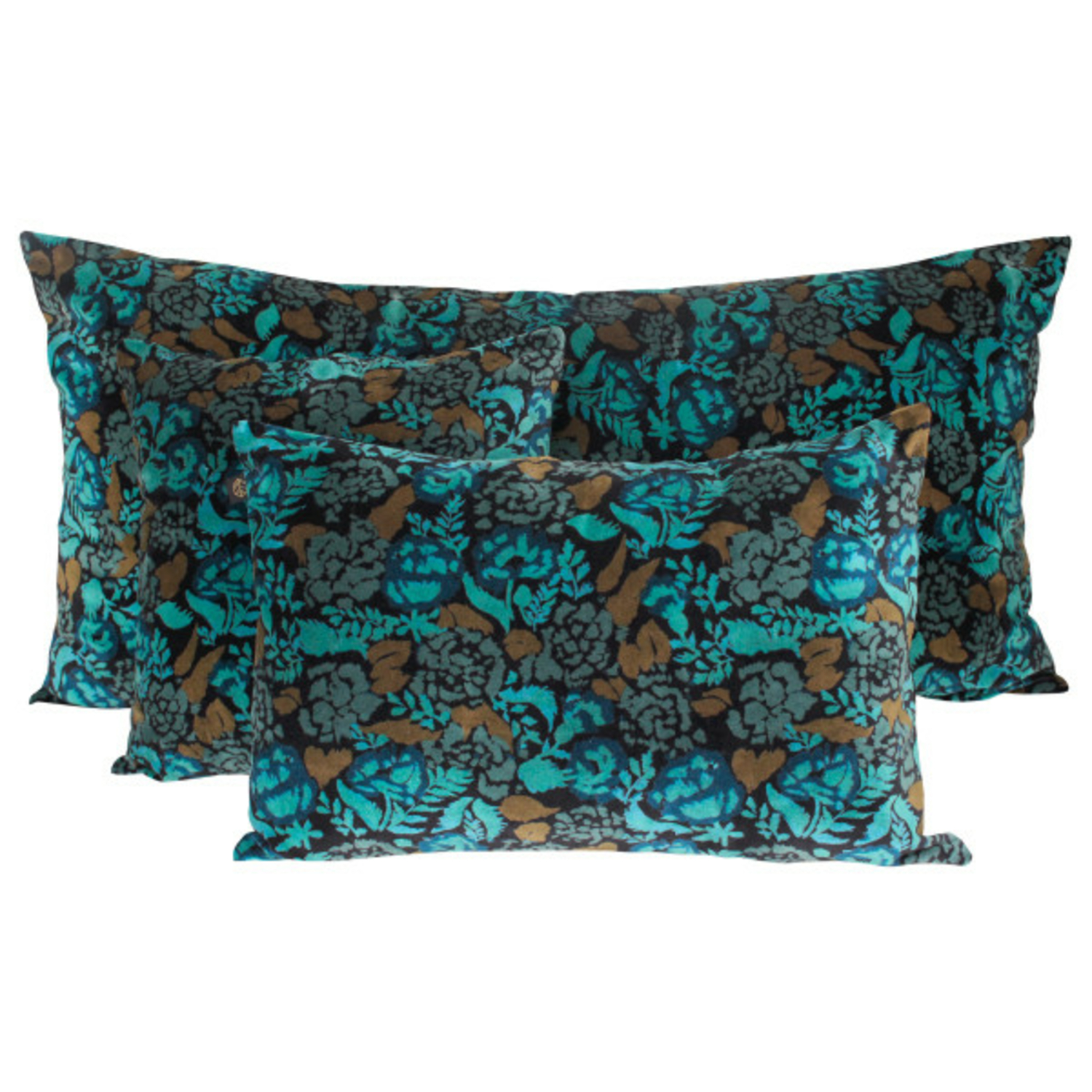 Coussin Mharas Bleu de Prusse Haomy