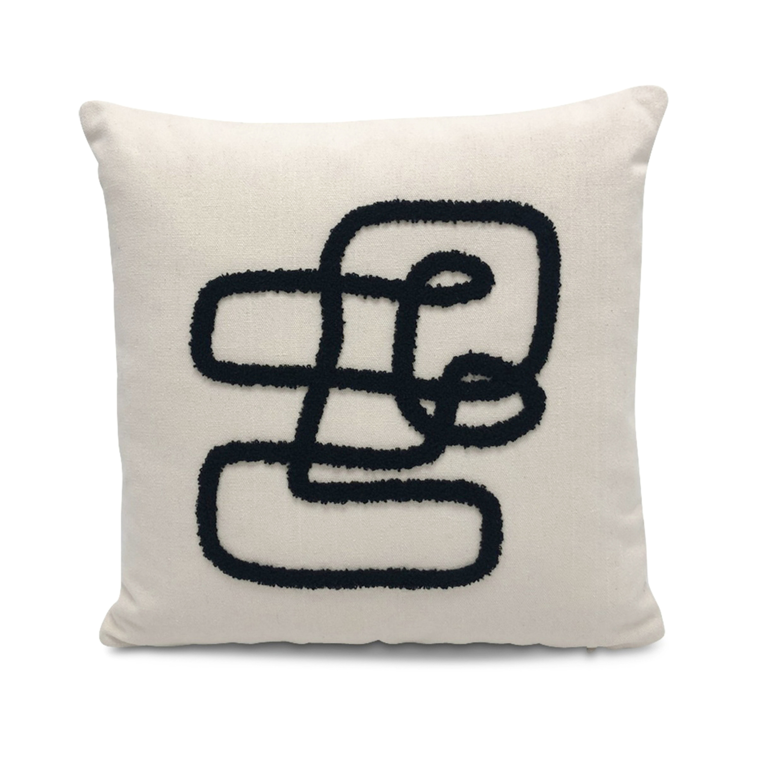 Coussin Pablo trait noir Opjet