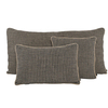 Coussin Piana Charbon 55 x 110 Haomy
