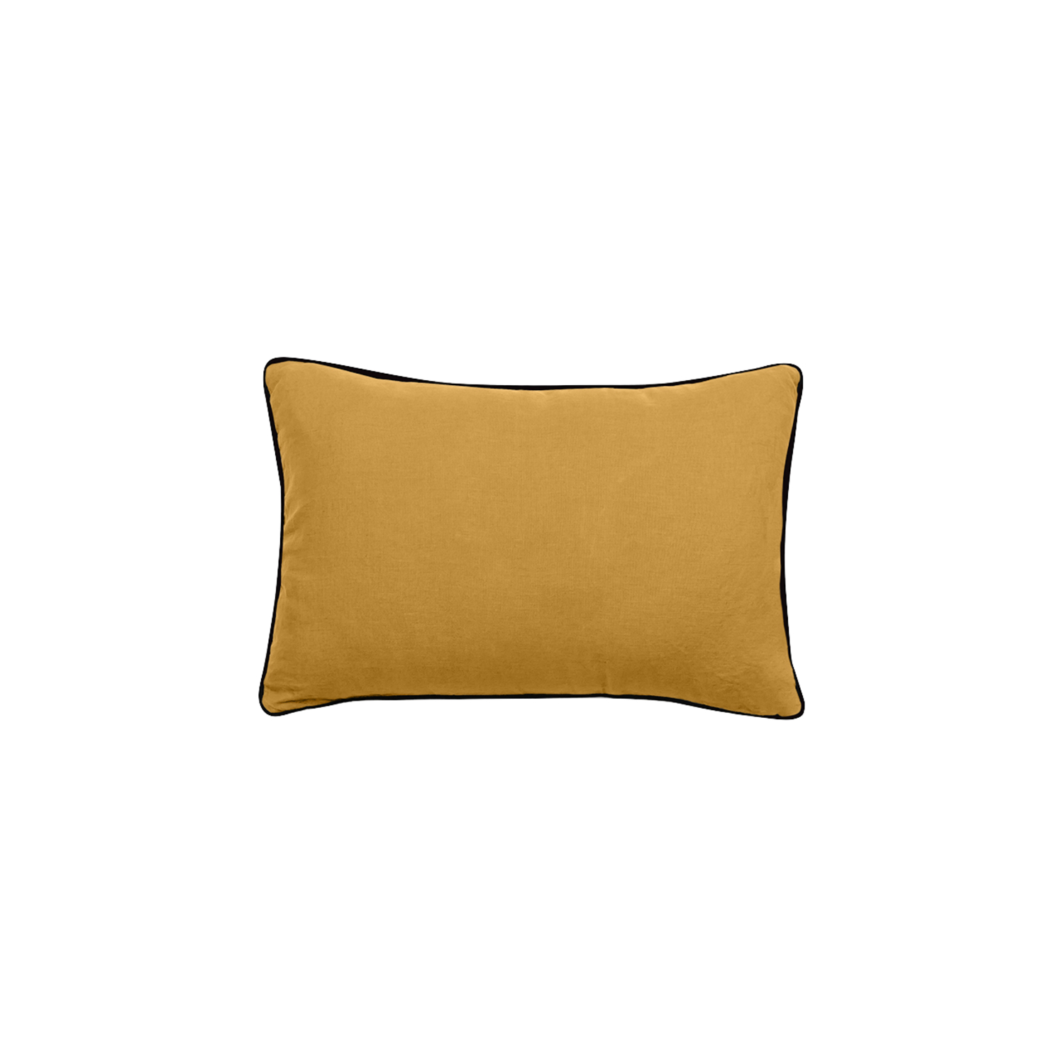 Coussin Prelude en lin lavé Gold 40 x 60 Vent Du Sud