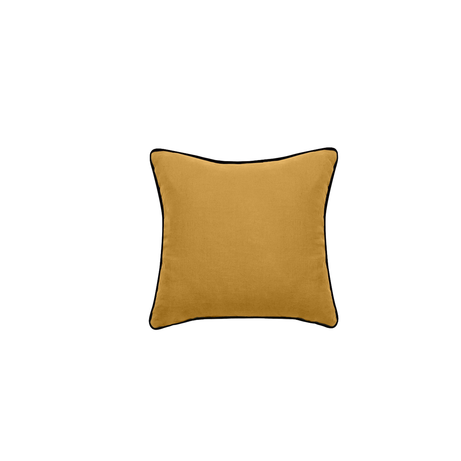 Coussin Prelude en lin lavé Gold 45 x 45 Vent Du Sud