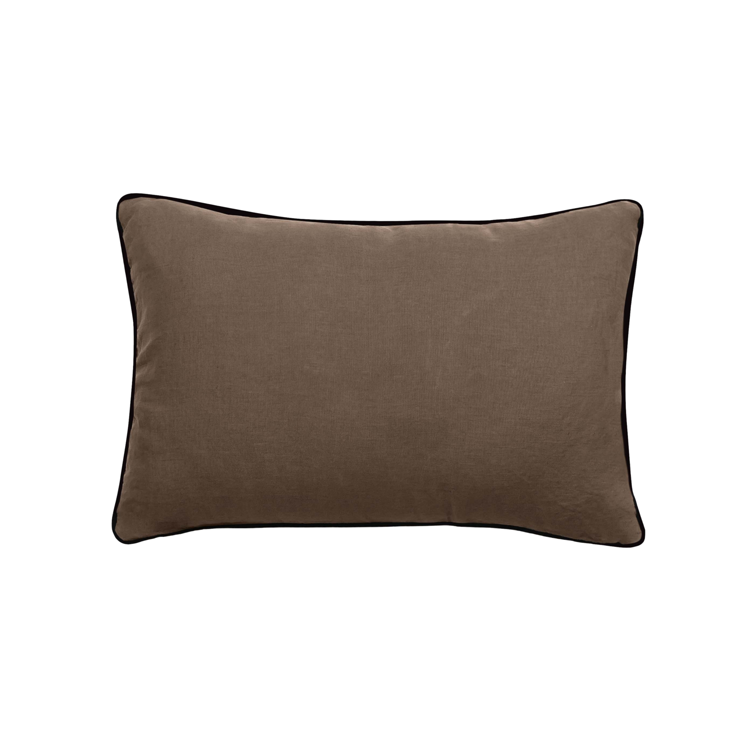 Coussin Prelude en lin lavé Tabac 40 x 60 Vent Du Sud