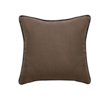 Coussin Prelude en lin lavé Tabac 45 x 45 Vent Du Sud