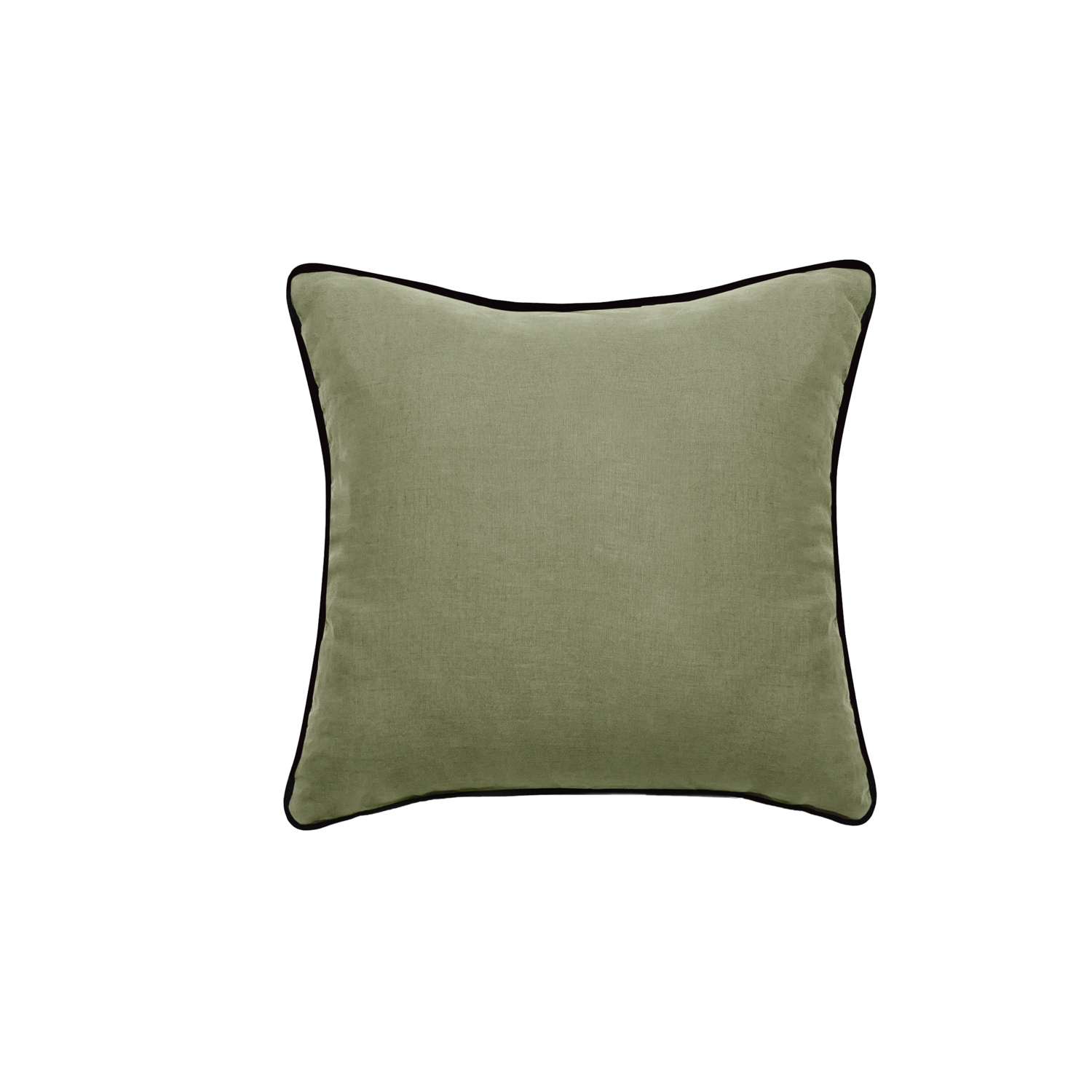 Coussin Prelude en lin lavé Vert Sauge 45 x 45 Vent Du Sud