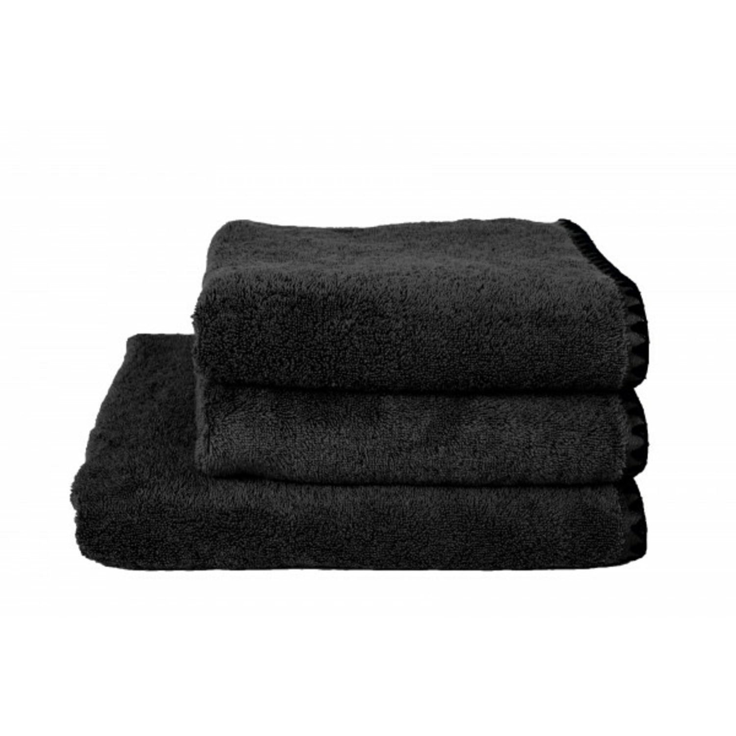 Drap de bain Issey (90 x 140 cm) Noir Haomy