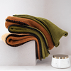 Drap de bain Issey (90 x 140 cm) Vert Olive Haomy