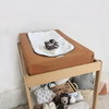 Drap Housse Changeur Powder Caramel Babyshower