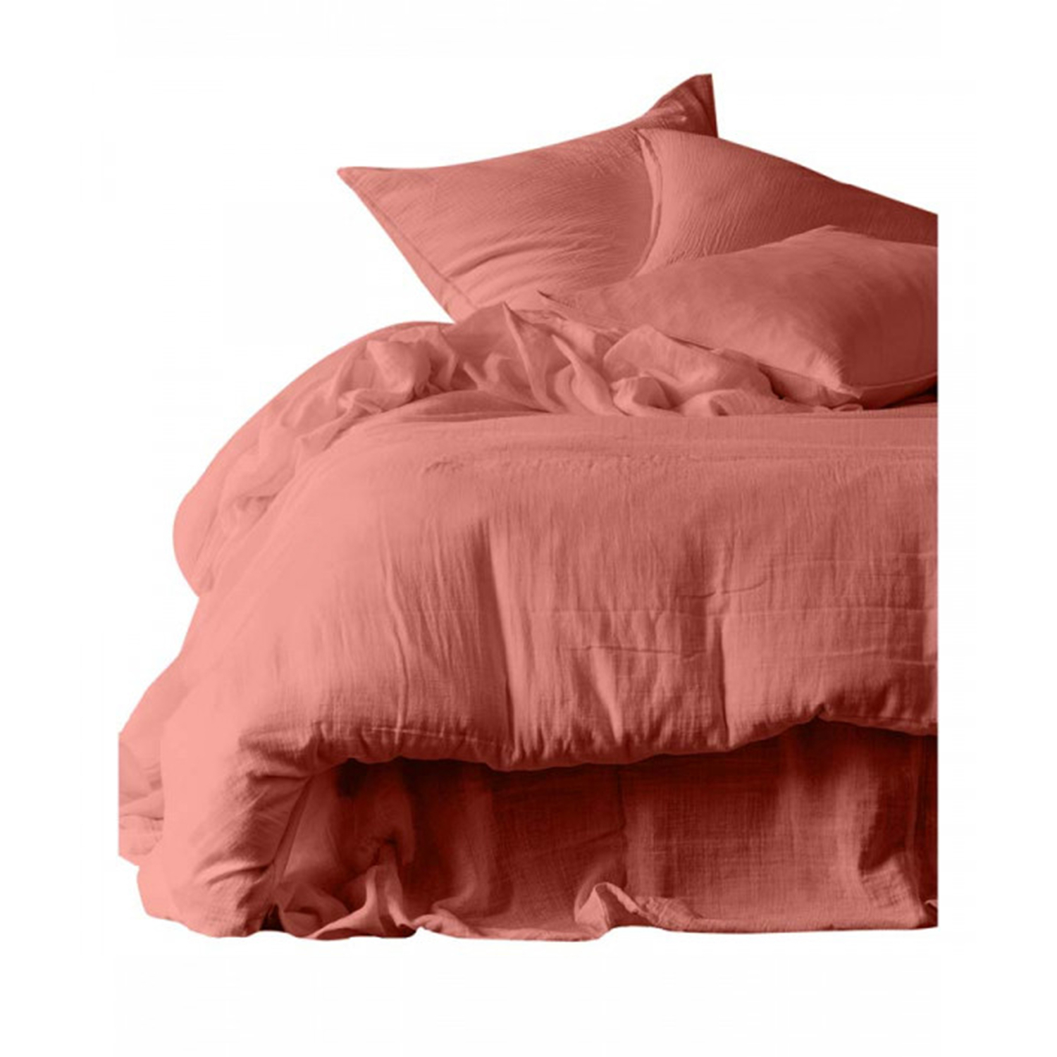 Drap housse Dili Bois de Rose Haomy