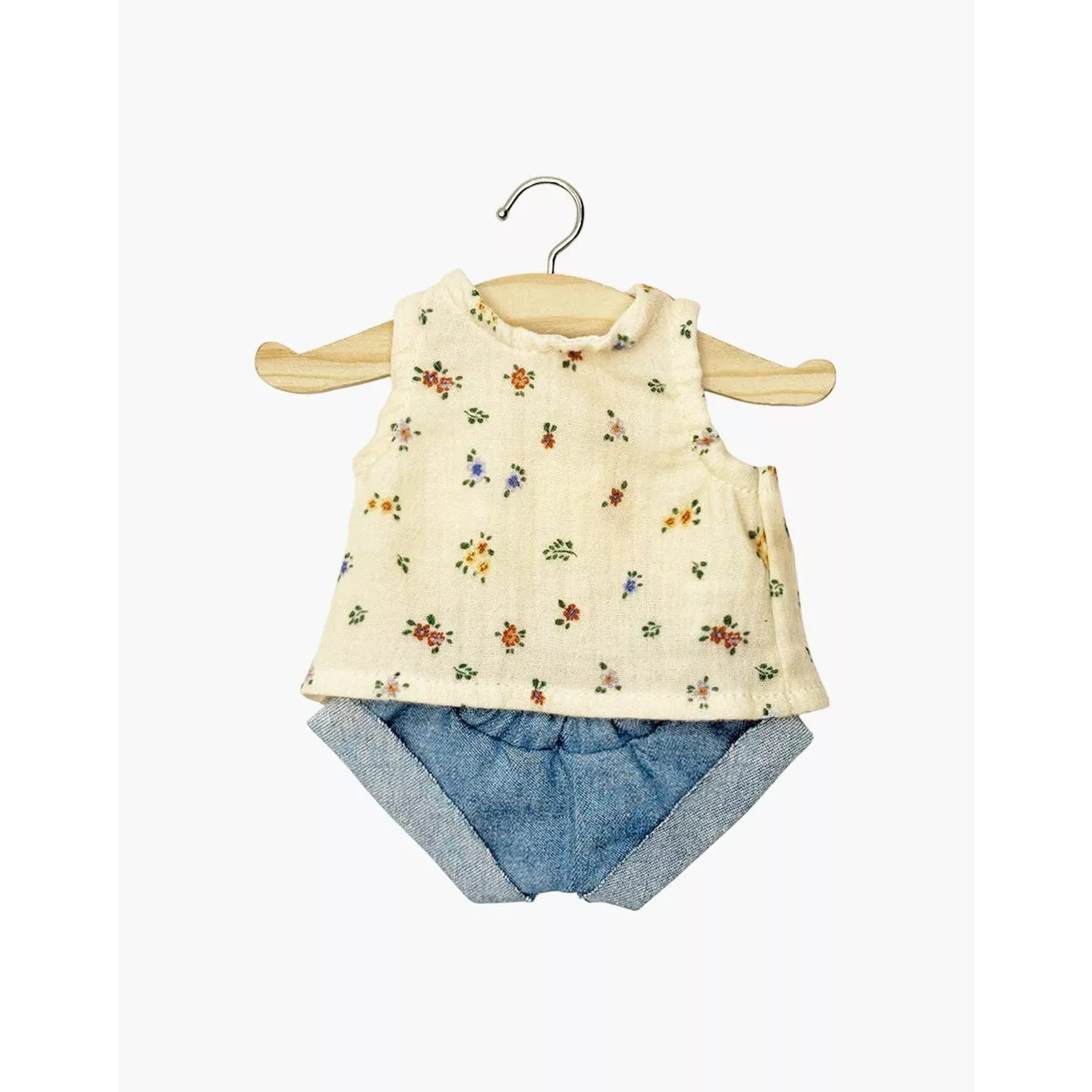 Ensemble Andrée avec short en jean Minikane