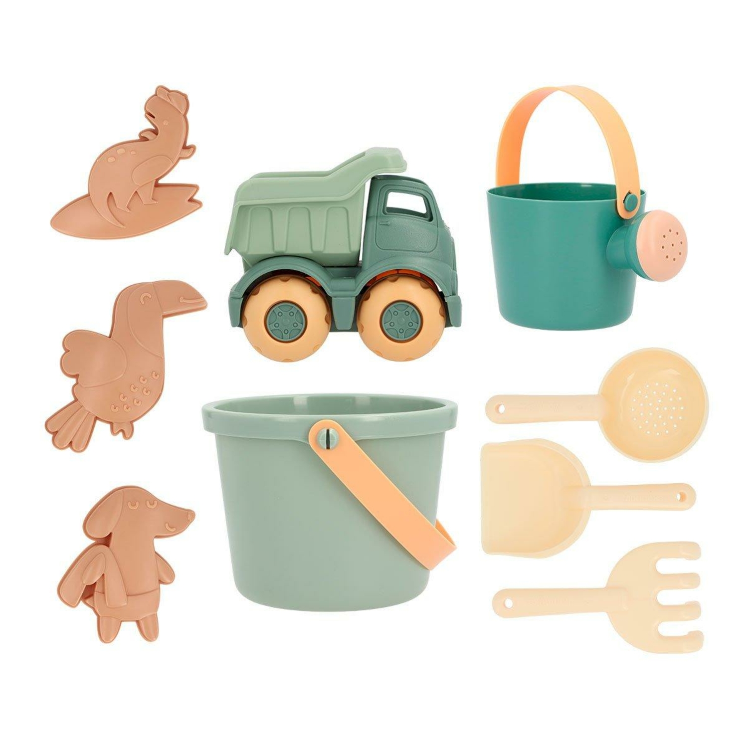Ensemble de jouets de plage Sea Green Tutete