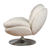 Fauteuil Nuage pivotant Bouclette Blanc Opjet