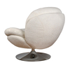 Fauteuil Nuage pivotant Bouclette Blanc Opjet