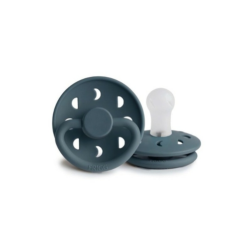 Frigg Tétine Moon silicone Slate Grey 0-6 mois