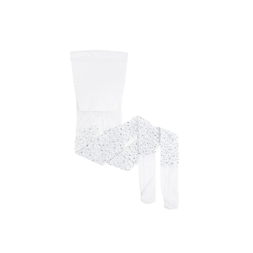 Great Pretenders Collants Strass (3-8 ans) Blanc