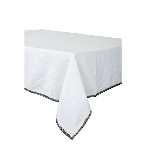 Haomy Nappe Letia en lin Blanc