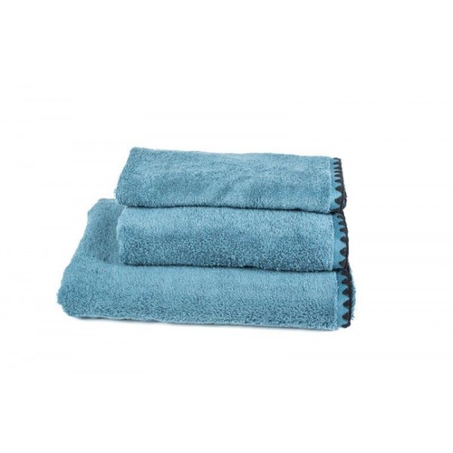 Haomy Serviette de douche Issey (70 x 130 cm) Bleu Stone