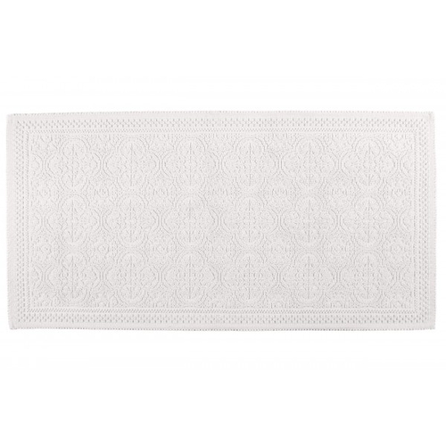 Haomy Tapis de bain Kymi 55 x 110cm Craie