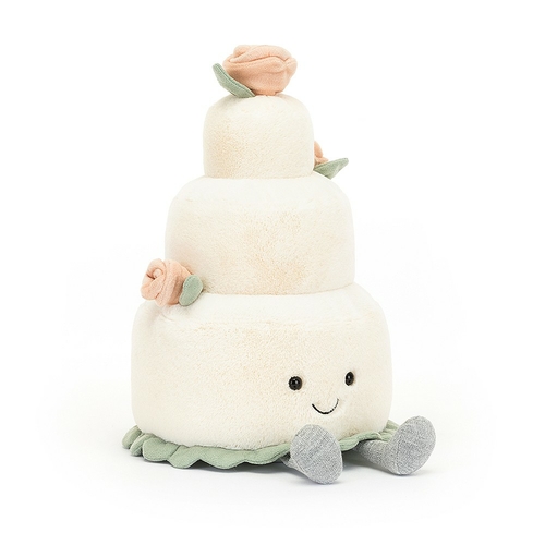 Jellycat Peluche Amuseable Gâteau de Mariage