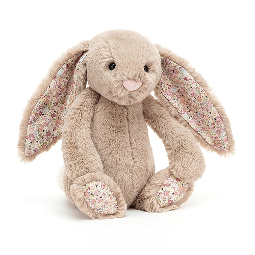 Jellycat Peluche Bashful Bunny Liberty - Medium Bea Beige